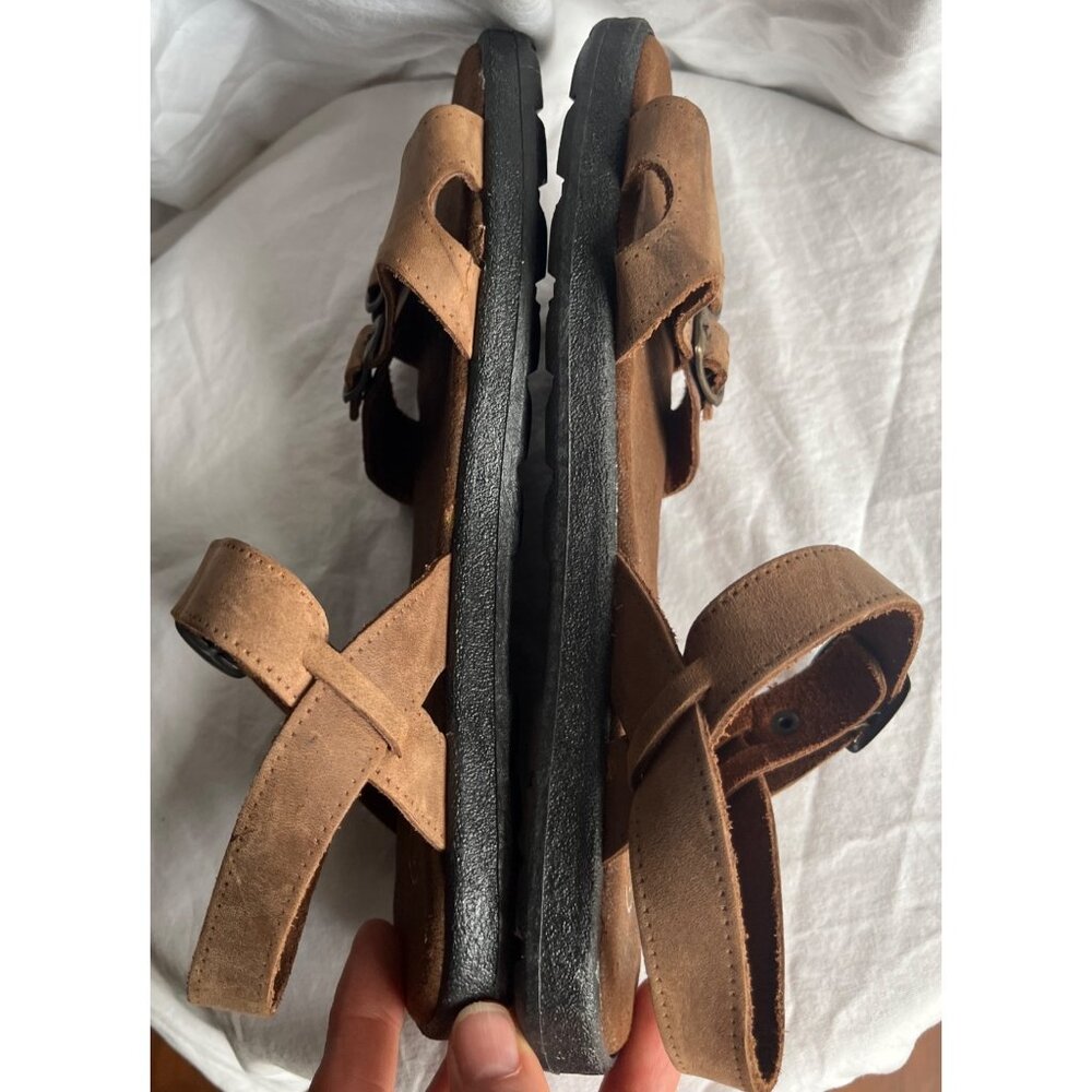 Northwest Territory Sandals Brown Leather Rugged Outdoors Casual Comfort Women 7 - Picture 10 of 10